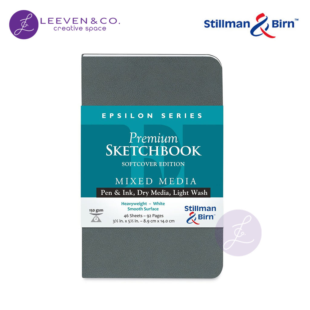 STILLMAN & BIRN 150GSM SKETCHBOOK SOFTCOVER A6 (31⁄2 X 51⁄2 INCH) PORTRAIT 46 แผ่น