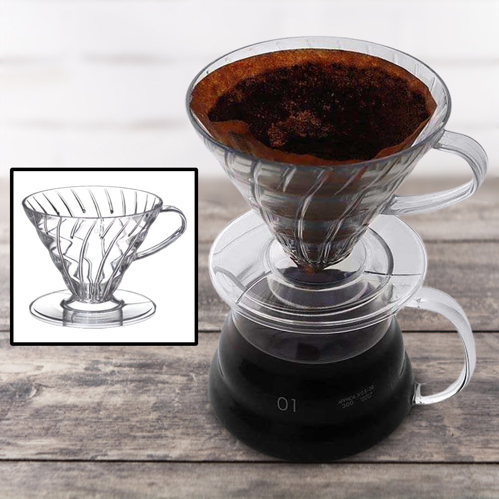 V60 Cone Coffee Filter Dripper