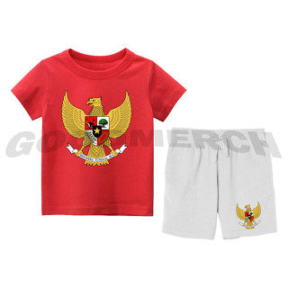 เสื้อยืด พิมพ์ลาย Garuda PANCASILA INDONESIA สําหรับเด็ก