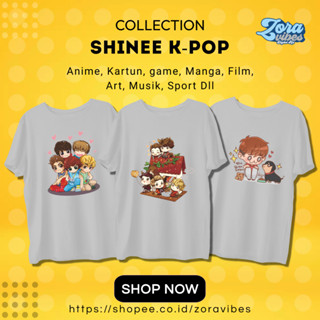 เสื้อยืด พิมพ์ลาย Shinee Kpop สําหรับผู้ชาย และผู้หญิง