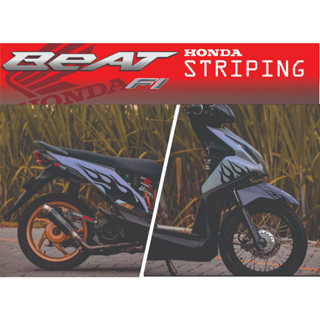 Beat FI STRIPING BEAT STICKER BEAT Fire MOTIF CUTTING STICKER อุปกรณ์เสริม BEAT 03