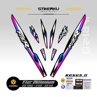 สติกเกอร์ F1ZR MOTIF 6 สติกเกอร์ FIZR Z SS TWO Y110 Ss110 สติกเกอร์ ติดตกแต่ง ลิสต์ เสา ไม่ซ้ําใคร เรียบง่าย รูปแบบ คริสตัล FIZR สติกเกอร์