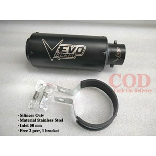 ใหม่ล่าสุด EVO SPEED RACING ท่อไอเสีย ของแท้ DM 50 มม.