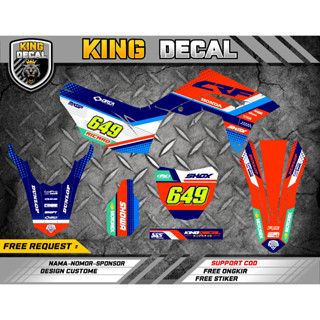 สติกเกอร์รูปลอก CRF 150L เต็มตัว DECALCRF 150L DECAL Sticker Variation Kx 85 สติกเกอร์ CRF DECAL Kx DECAL KTM สติกเกอร์ KTM 250 2017 DECAL KTM SIXDAY DECAL CRF DECAL Kx 85 kx250 DECAL YZ สติกเกอร์รถจักรยานยนต์