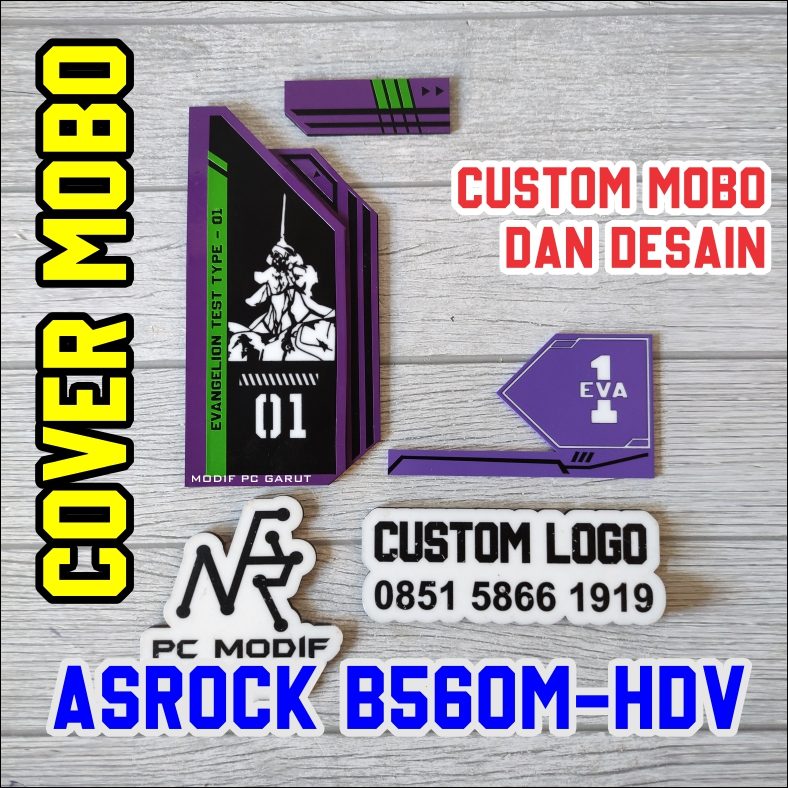 ฝาครอบ MOTHERBOARD ASVROCK B560M-HDV EVANGEO EDITION CUSTOM MOBO