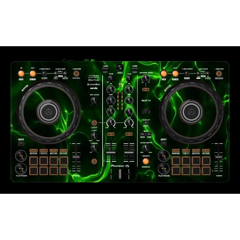 Ddj-flx4 สติ๊กเกอร์กันรอยเครื่องดนตรีดีเจ pioneer