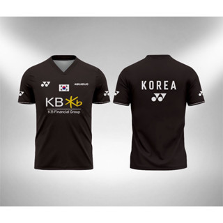 เสื้อกีฬาแบดมินตัน สไตล์เกาหลี อังกฤษ 2023