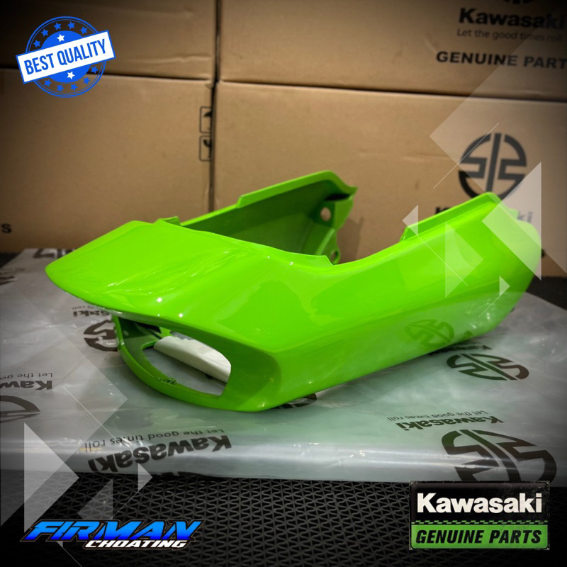 HIJAU LIGHT GREEN REAR BODY COVER TAIL COVER สีเขียว NINJA R SS ORIGINAL KAWASAKI 14091-0784-777