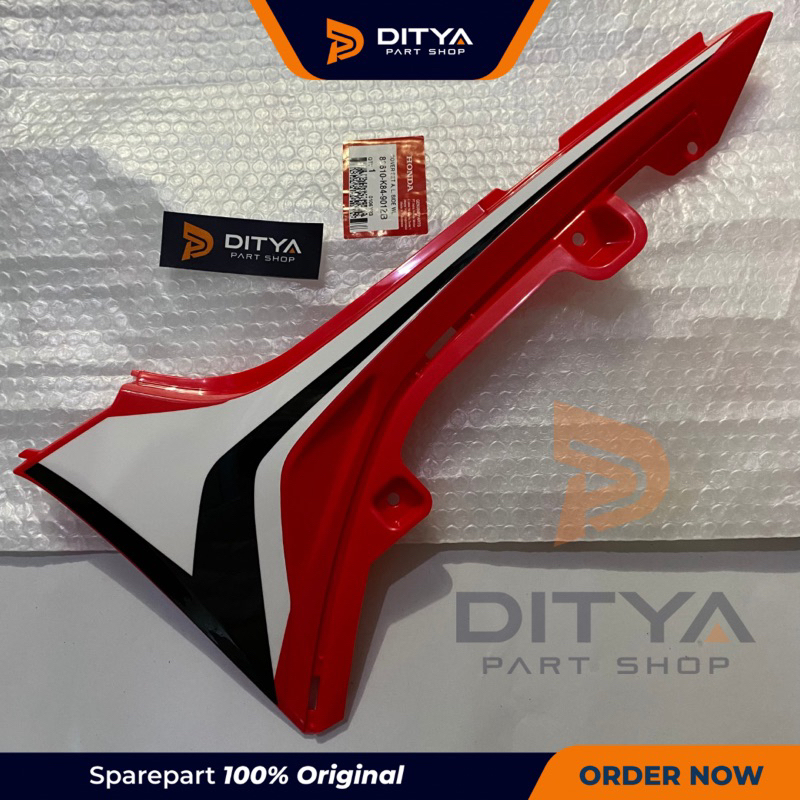 MERAH 83610K84920ZB ฝาครอบตัวถังหลัง Crf Body Cover (ชุด Illust L Side A Cover T1) สีแดง สีขาว – CRF