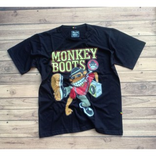 รองเท้าบูท ลายลิงสันติภาพ baju musik ska reggae regge jamaica jamaica ขนาดใหญ่ 3XL 4XL 5XL