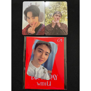 โฟโต้การ์ด PC SUHO KYUNGSOO D.O SEHUN EXO PINK CHRISTMAS MD BIRTHDAY OFFICIAL