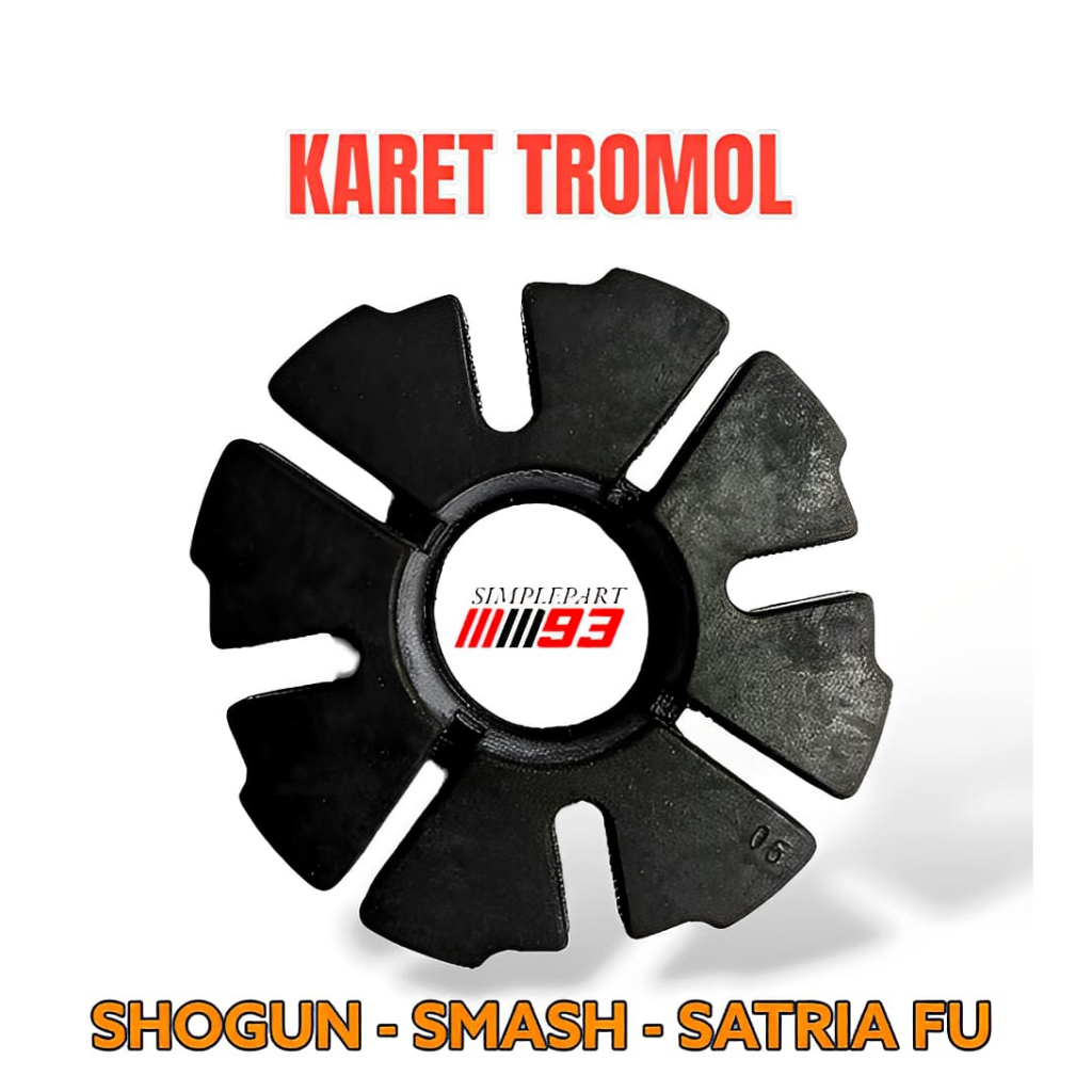 REAR DRUM RUBBER SUZUKI [KOFUKU] - SATRIA FU 150, SMASH, SHOGUN R, SHOGUN 125, RC 100, BRAVO, CRYSTA