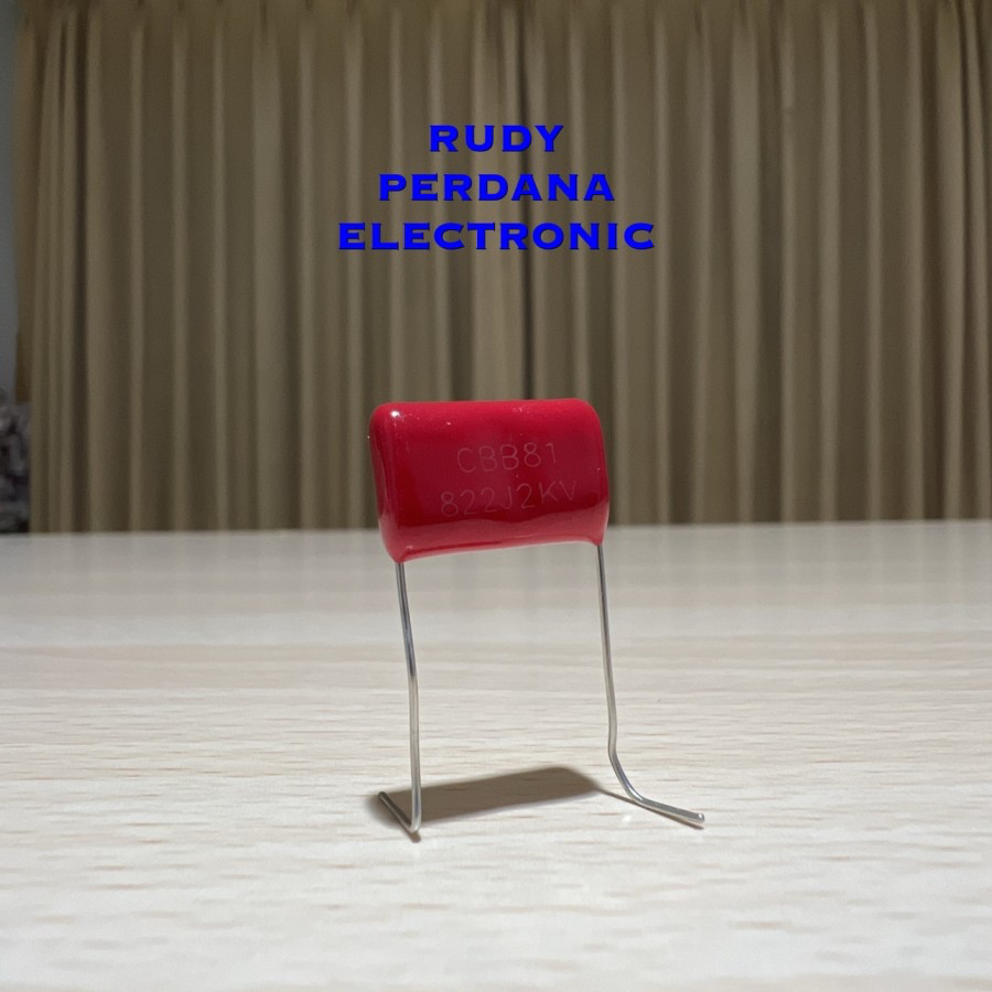 Capacitor Mylar 822 8200pF 8.2nF 8n2 0.0002uF 5% 2000V