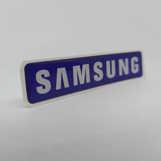 สติกเกอร์เรซิน ลายนูน รูปสัญลักษณ์ Samsung แบบยืดหยุ่น