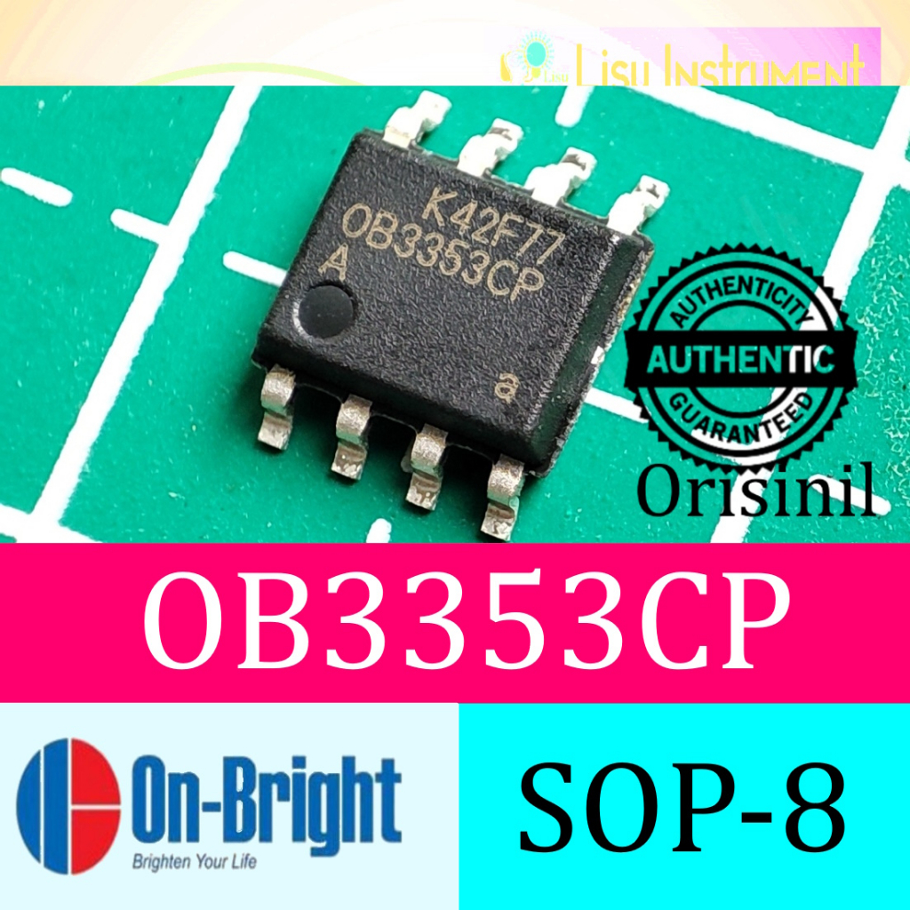 OB3353CP OB3353 คอนโทรลเลอร์ LED ประสิทธิภาพสูง SOP-8 On-Bright Original