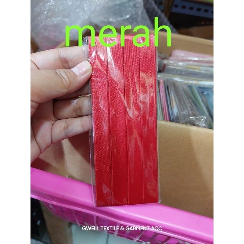 เทป BISBAN / BIAS PLAIN SUPER คุณภาพสูง SATIN MATERIAL LETTENTS 3 YARDS