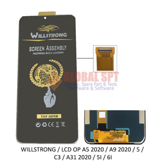 Willstrong หน้าจอสัมผัส lcd สําหรับ OPPO A5 2020 A9 2020 5 C3 A31 2020 5I 6I