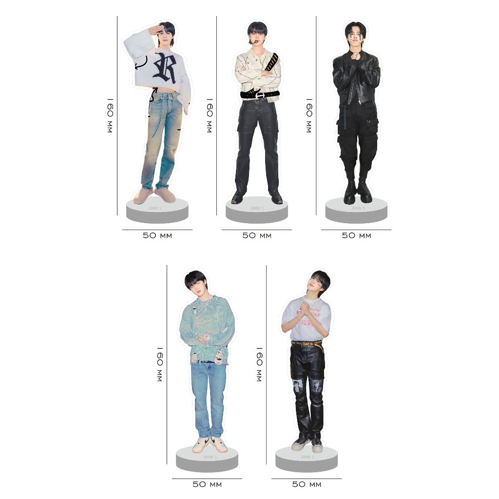 ฟิกเกอร์ KPOP BOYBAND JIMIN FACE ACRYLIC