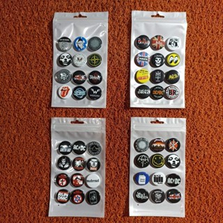 เข็มกลัด pin Button BMTH Nirvana One บรรจุโบนัส 12 ชิ้น 5 ชิ้น (1 แพ็ค มี 17 ชิ้น)