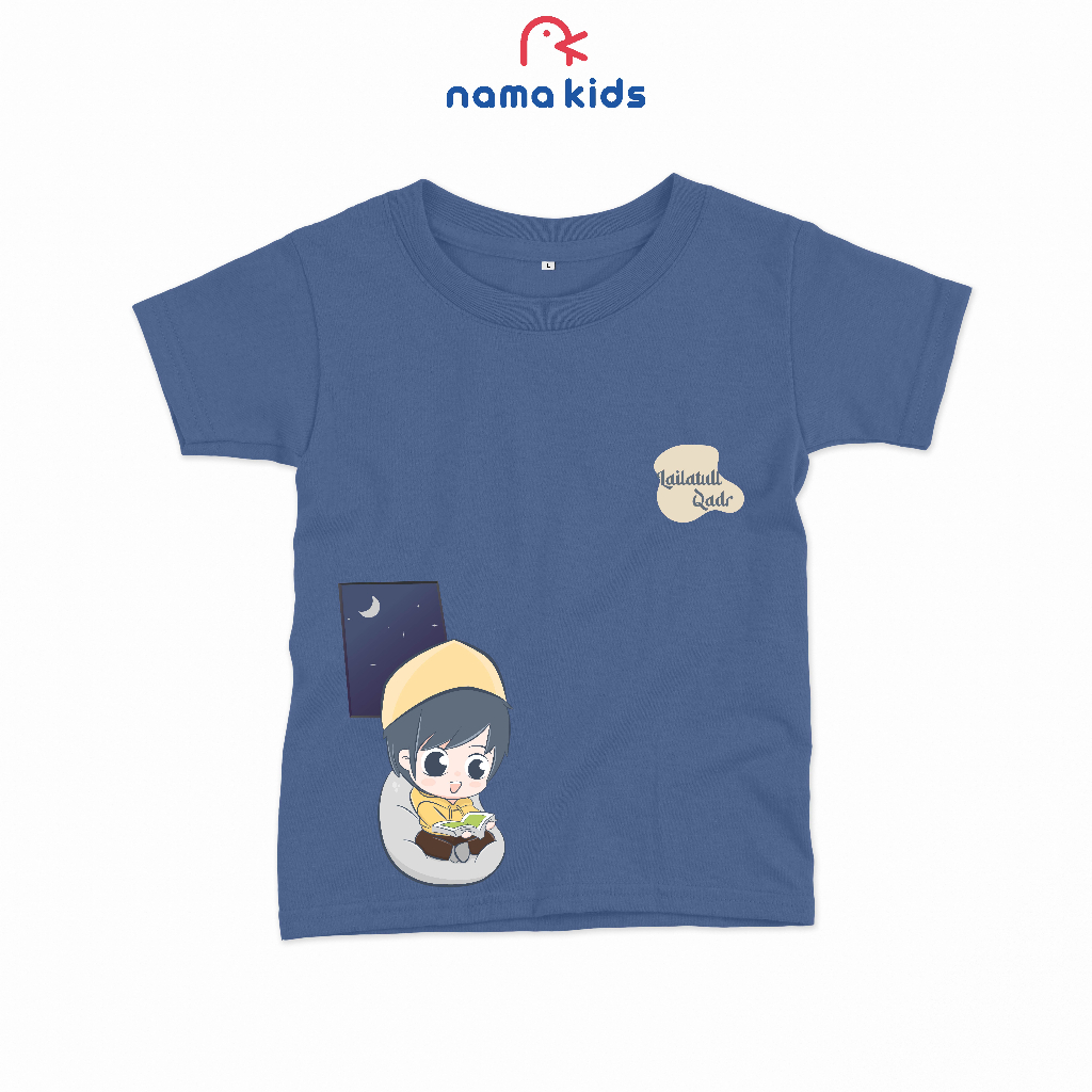 เสื้อยืดเด็ก SCREEN PRINTED เสื้อยืดที่กําหนดเอง LAILATUL QODR SCREEN PRINTED CHILDRENS เสื้อยืด RAM