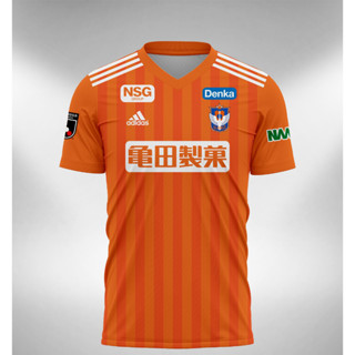 เสื้อกีฬาแขนสั้น ลายทีมชาติฟุตบอล Albirex Niigata Home 2023 2024