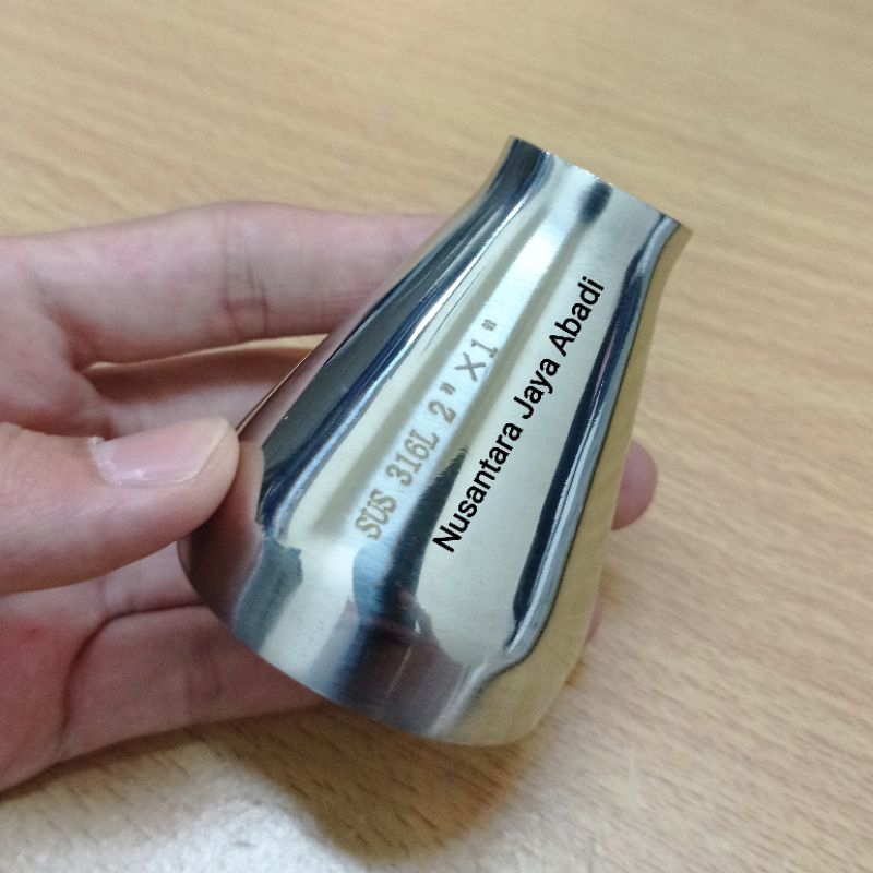 ลด Oversock สุขาภิบาล Stainless 316 L 2 x 1" นิ้ว 51 x 25 mm Foodgrade