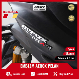 สติกเกอร์โลโก้ AEROX EMBLEM AEROX 1553d AEROX อุปกรณ์เสริม สําหรับรถจักรยานยนต์ 1 ชิ้น