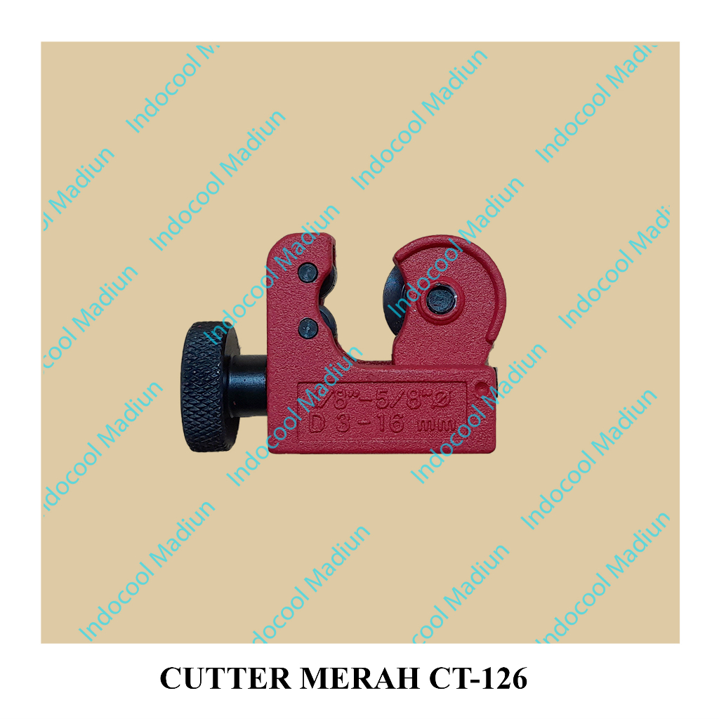 MERAH CMM Cutter สีแดง CT-126 (3-16MM 1/8" - 5/8")