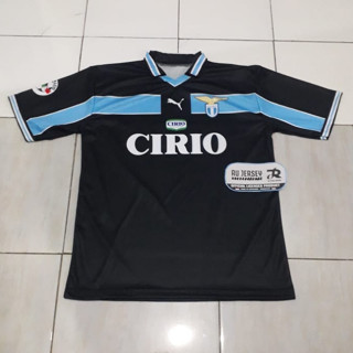 เสื้อกีฬาแขนสั้น พิมพ์ลาย Jersey Lazio 1998 3rd