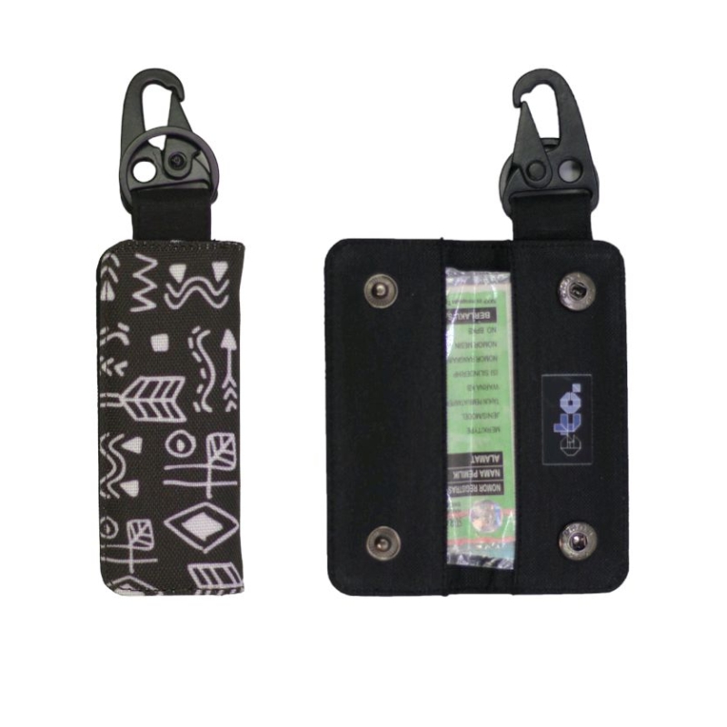 GANTUNGAN STNK WALLET CARBINER CAR MOTORCYCLE KEYCHAIN MOTIF - DSC006