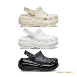 [ใหม่] Crocs Mega Crush Clog รองเท้าแตะ Crocs สําหรับผู้หญิง Mega Crush รองเท้าส้นสูง สําหรับผู้หญิง