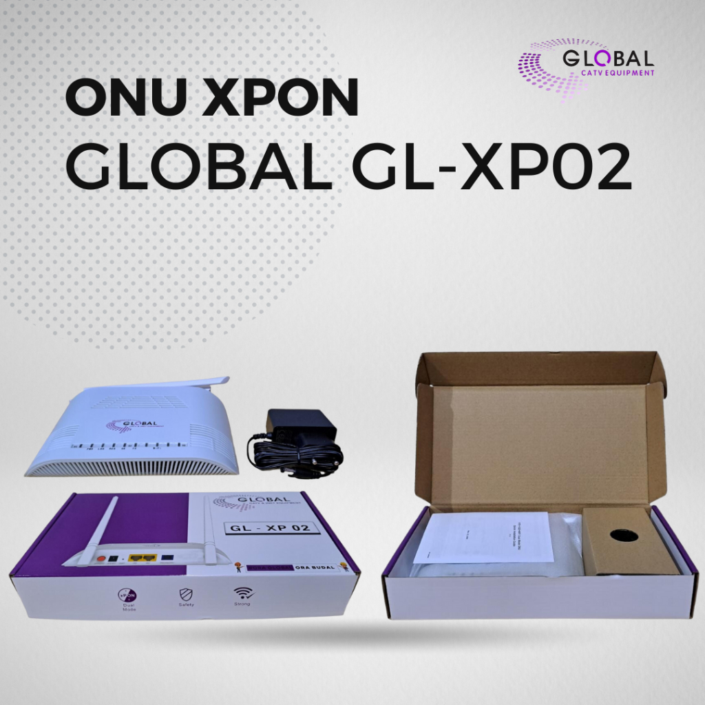ONU XPON GLOBAL GL-XP02 2 LAN