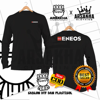 เสื้อยืดแขนยาว ผ้าฝ้าย พิมพ์ลายโลโก้ Eneos v2 Distro Combed 30s Arsakha แฟชั่นล่าสุด