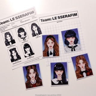 ทีม: LE SSERAFIM - ชุดรูปภาพ ID