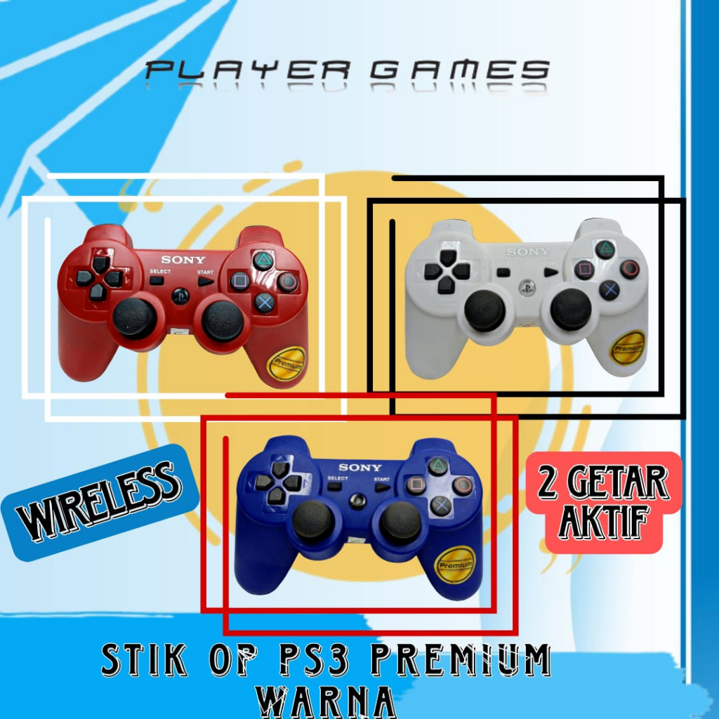 ของแท้จากโรงงาน สติกเกอร์จอยสติก PS3 PS3 ไร้สาย 3 สี พรีเมี่ยม PS3