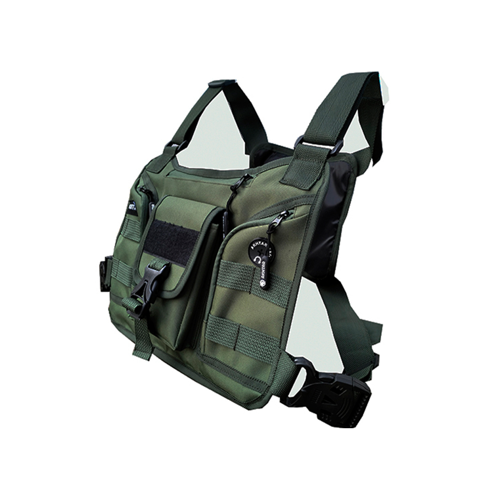 กระเป๋าคาดหน้าอก Mens CHEST BAG TACTICAL RIG BAG OUTDOOR