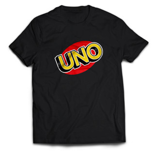 เสื้อยืด พิมพ์ลาย UNO Card GAME สําหรับผู้ชาย และผู้หญิง