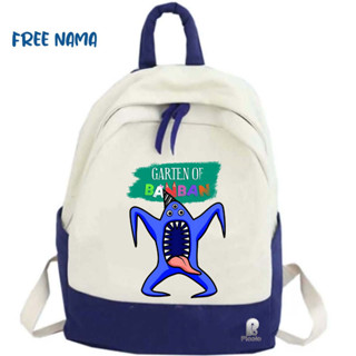 กระเป๋าเป้สะพายหลัง ลายตัวละคร MOTIF NABNAB GAME GARTEN OF BANBAN UNISEX สําหรับเด็กนักเรียน (ฟรีชื่อ)