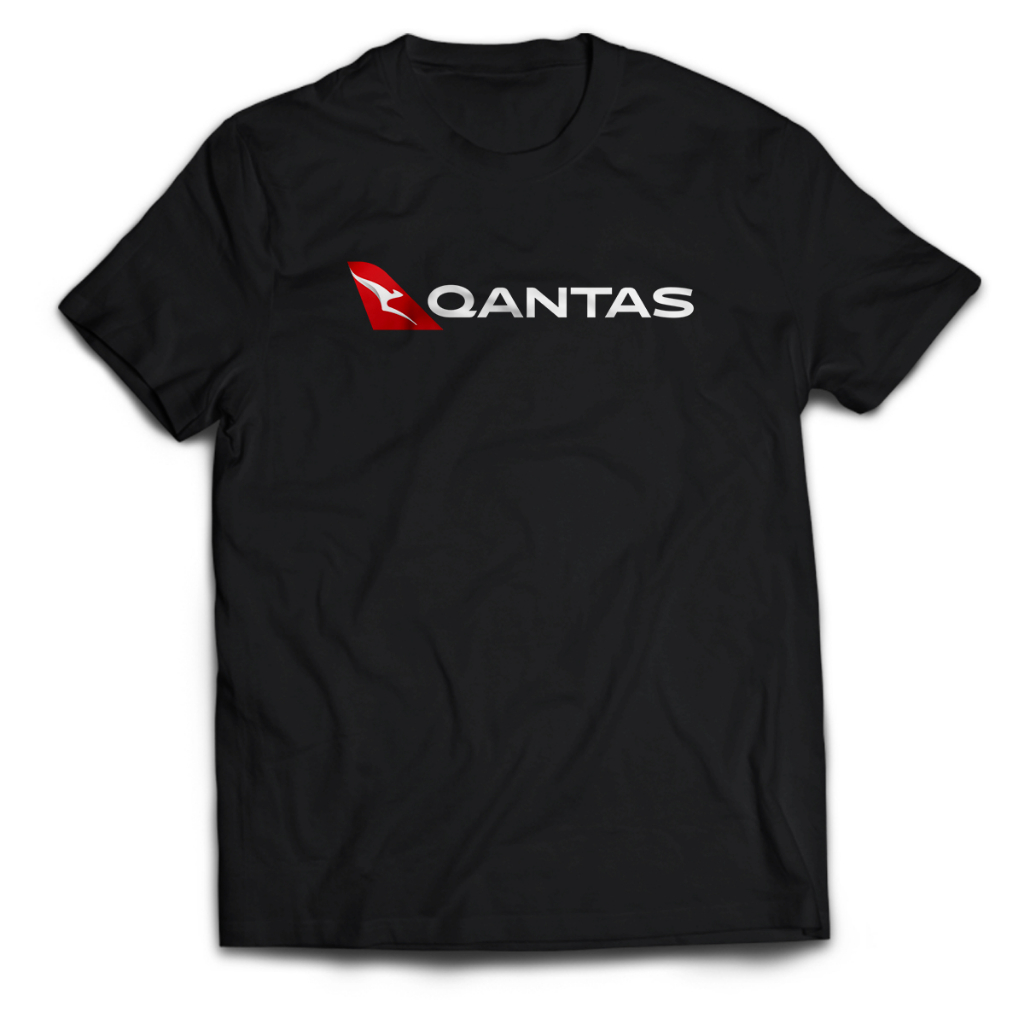 QANTAS AIRLINES เสื้อยืดผู้ชายผู้ใหญ่เสื้อผู้ใหญ่ Unisex PageKaos