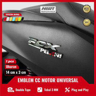 สติกเกอร์โลโก้ PCX EMBLEM PCX แบบนูน ช้าๆ ไม่ใช่สติกเกอร์ HONDA PCX 150 160 PCXLAMA PCX 3D อุปกรณ์เสริม สําหรับรถจักรยานยนต์ 1 ชิ้น