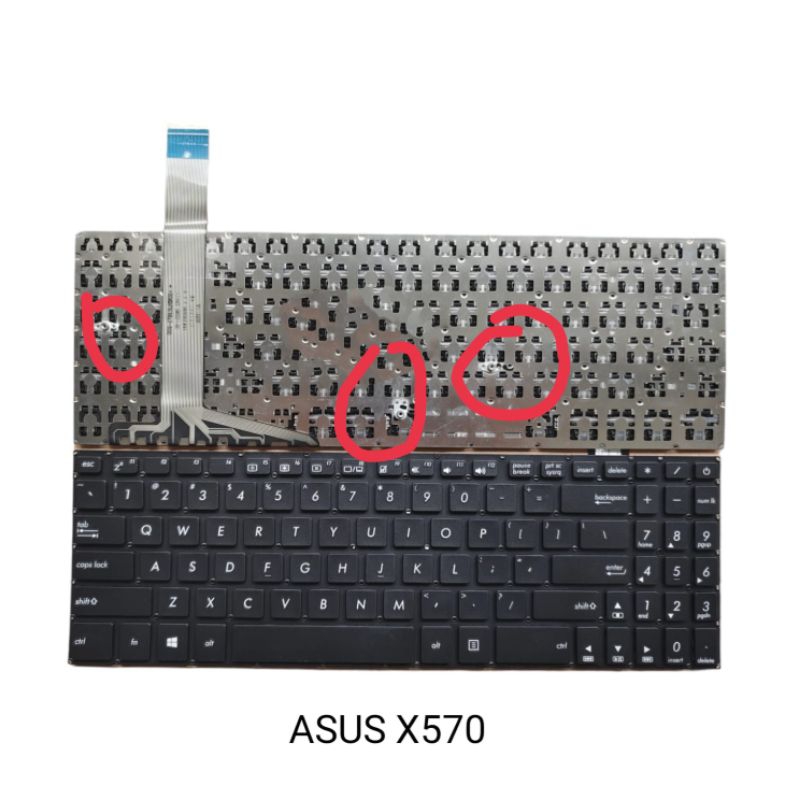 Asus vivobook X570 X570U X570UD X570Z X570ZD F570Z F5702ZD 3 สลักเกลียว