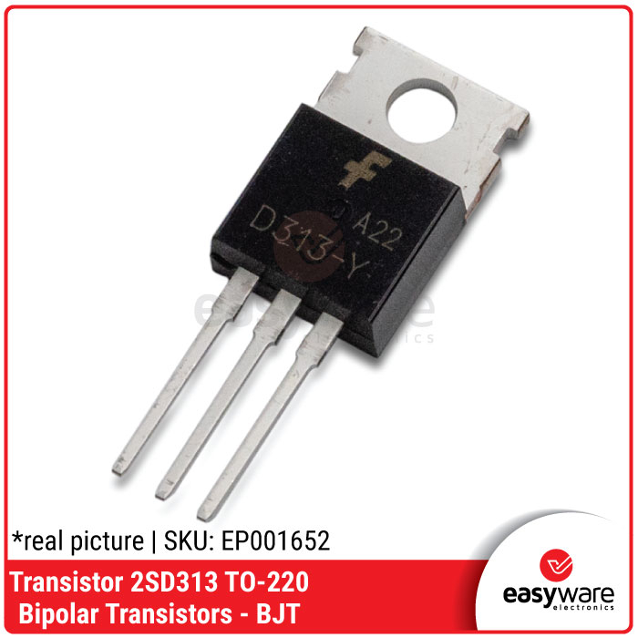 ทรานซิสเตอร์ 2SD313 TO-220 D313 ทรานซิสเตอร์ Bipolar 2S D313 TO220