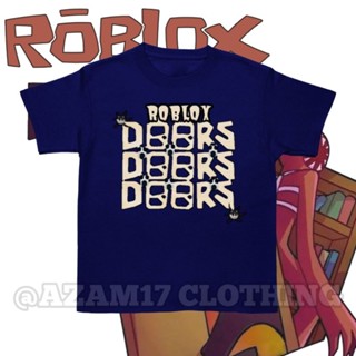 เสื้อยืด พิมพ์ลาย Roblox Doors Games Roblox สําหรับเด็กผู้ชาย และเด็กผู้หญิง