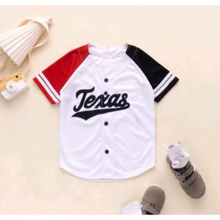 เสื้อกีฬาเบสบอล TEXAS พรีเมี่ยม สําหรับเด็ก