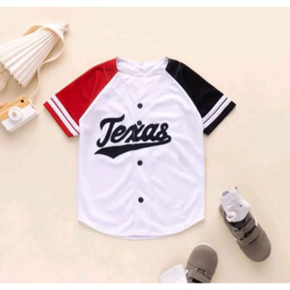 เสื้อกีฬาเบสบอล TEXAS พรีเมี่ยม สําหรับเด็ก