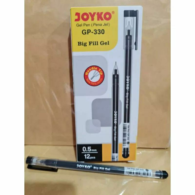 Cuci GUDANG Limited Stock ปากกา/ปากกาเจล/ปากกาปากกา Gp-330 1 กล่อง 12 แท่ง (1 โหล)