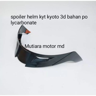 Kyt kyoto สปอยเลอร์หมวกกันน็อค 3d วัสดุโพลีคาร์บอเนต