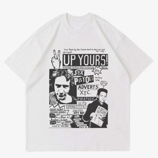 Kaos BAND SEX PISTOLS "UP YOURS" | เสื้อยืด BAJU BAND SEX PISTOLS | เสื้อยืด สีขาว สําหรับผู้ชาย