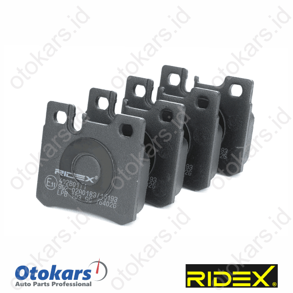 ผ้าเบรคหลัง PERCY W202 C230 C240, W124 E320, W210 E230 (RIDEX 402B0171)