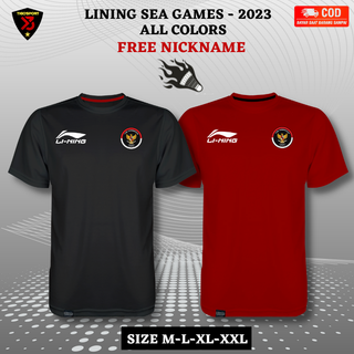 เสื้อกีฬาแขนสั้น ลายทีมชาติอินโดนีเซีย Jersey SEA GAMES 2023